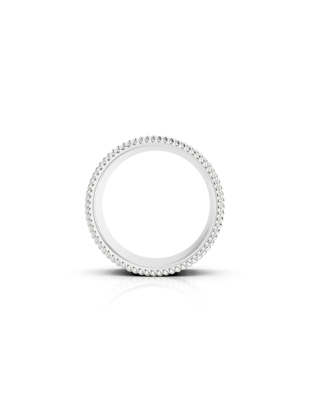 Moissanite Bold Engraved Oxidized Finish 925 Sterling Silver Ring For Men