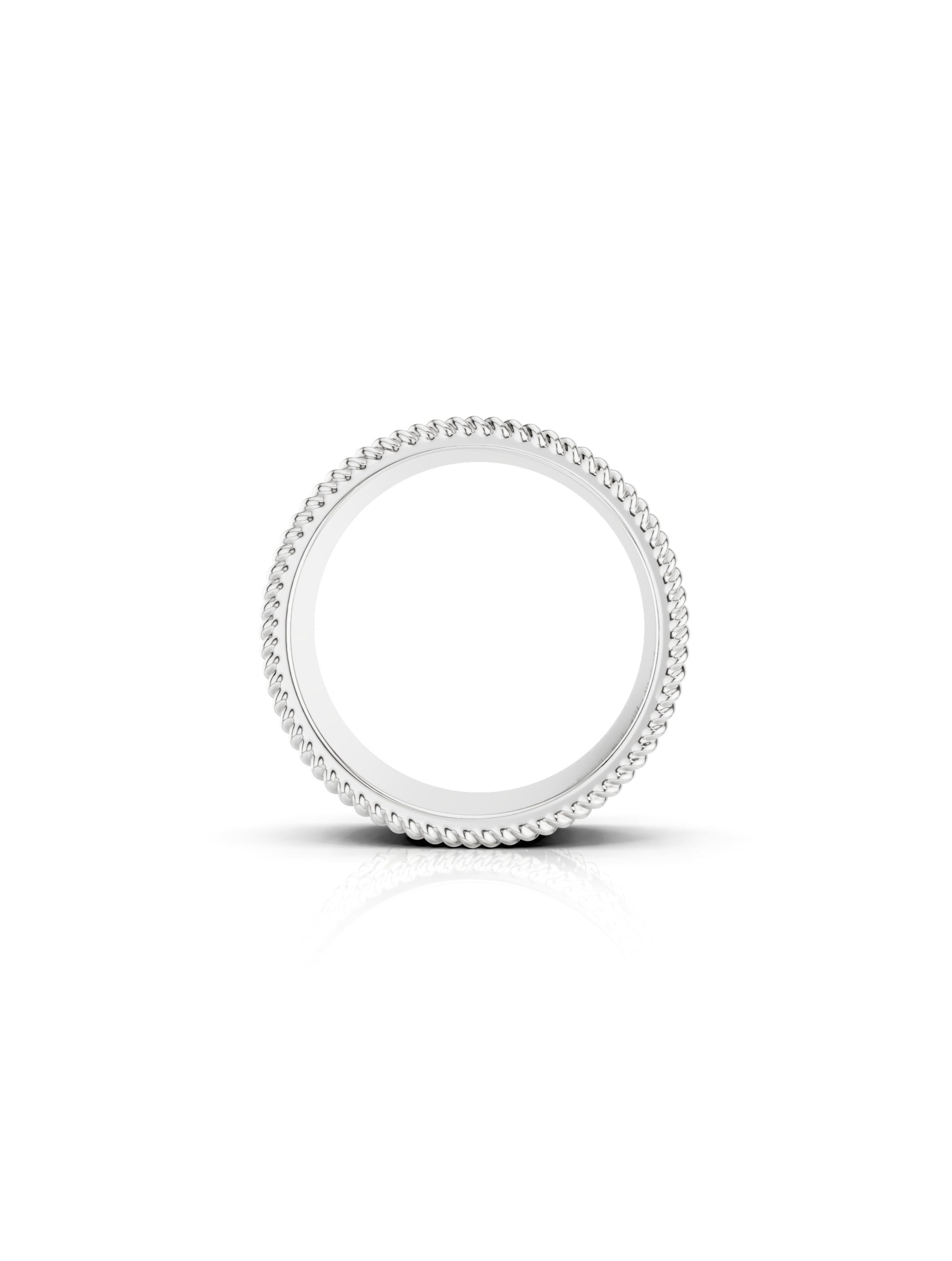 Moissanite Bold Engraved Oxidized Finish 925 Sterling Silver Ring For Men