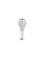 Geometric Filigree Black Onyx and Moissanite Silver Ring Oxidized 925 Sterling Silver Ring For Men