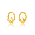 24K Gold-Plated Bird Earrings - Kicky & Perky
