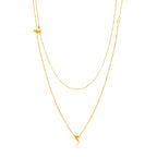 24K Gold-Plated Nature Pendant Necklace - Kicky & Perky