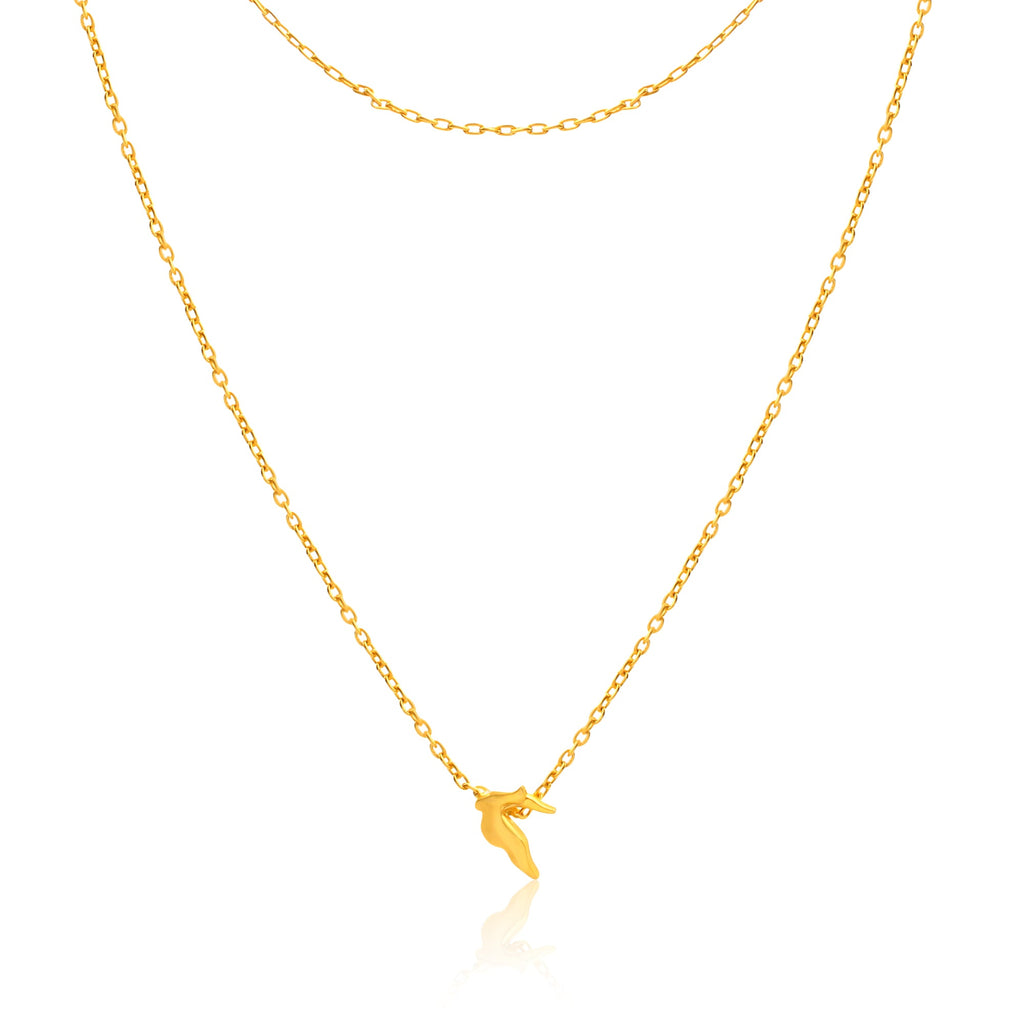 24K Gold-Plated Nature Pendant Necklace - Kicky & Perky