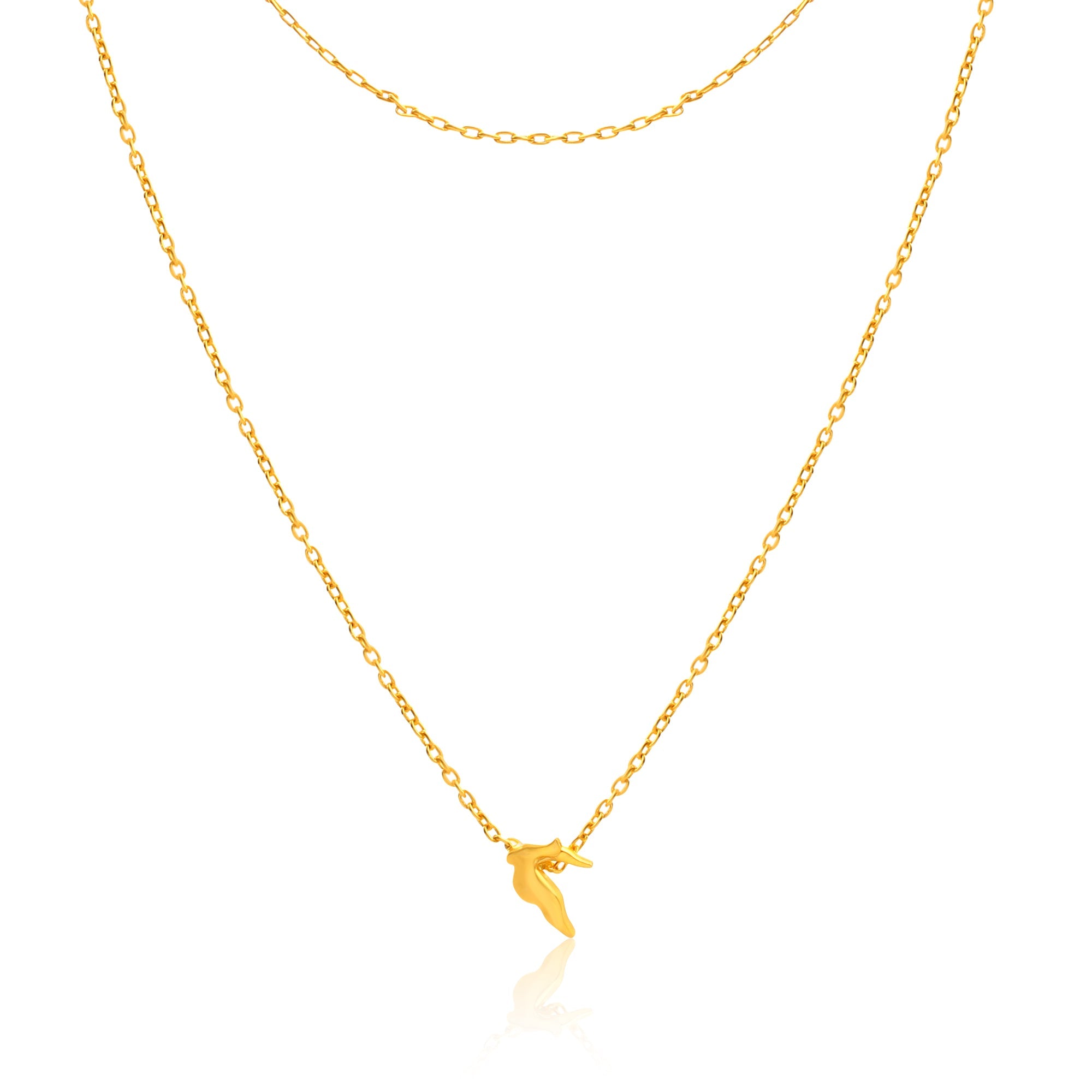 24K Gold-Plated Nature Pendant Necklace - Kicky & Perky