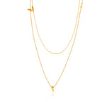 24K Gold-Plated Nature Pendant Necklace - Kicky & Perky
