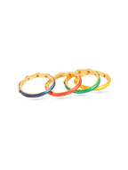 Colourful Moissanite Stackable Rings