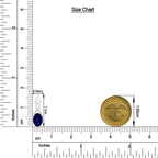 Moissanite Iolite 925 Sterling Silver Earrings For Women