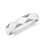 Classic Diamond-Cut Moissanite 925 Sterling Silver Ring For Women