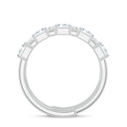 Classic Moissanite Stackable 925 Sterling Silver Ring For Women