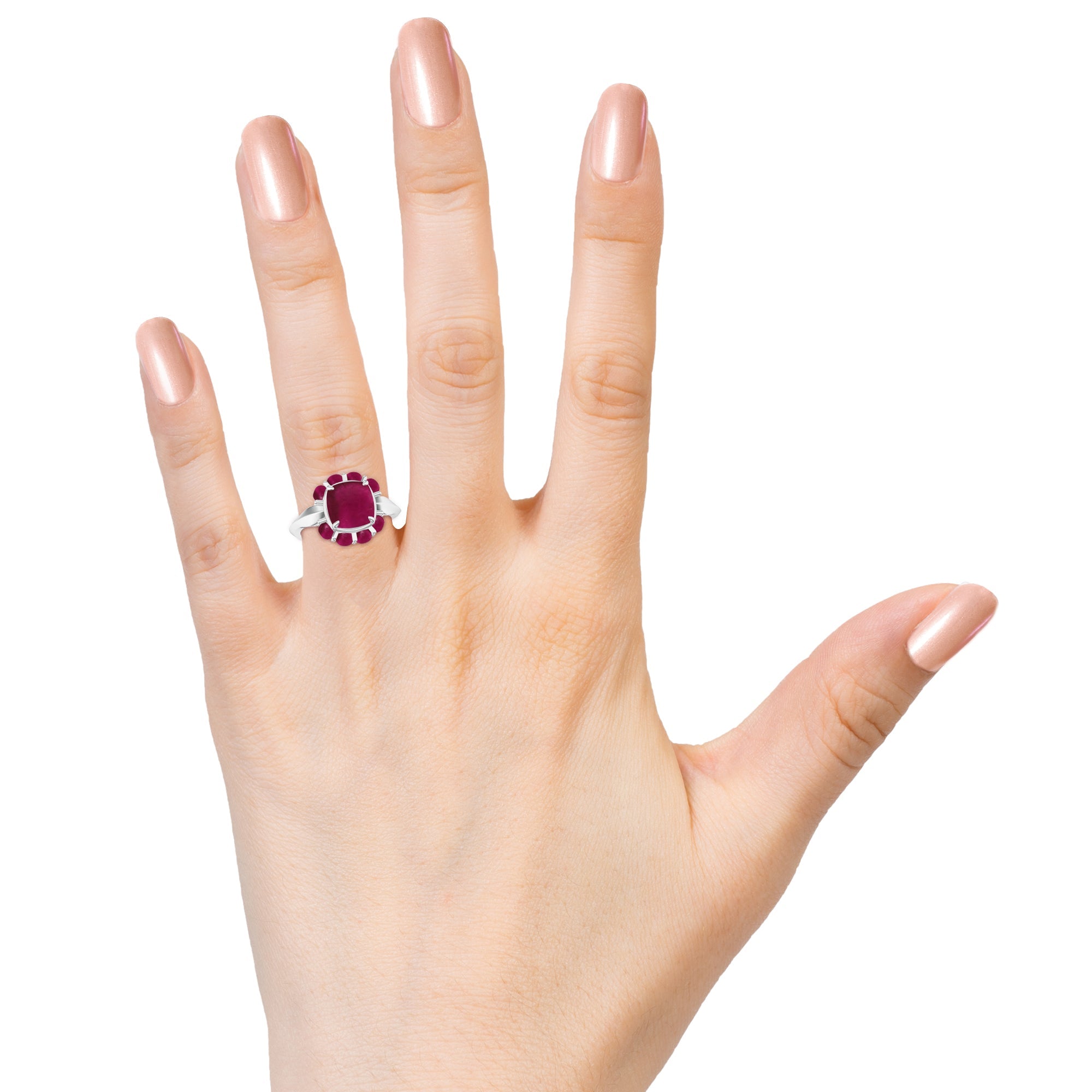 Multi Stone 925 Sterling Silver Adjustable Ring For Women