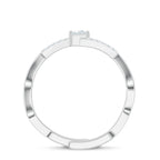 Abstract Rhodolite Garnet 925 Sterling Silver Adjustable Ring For Women