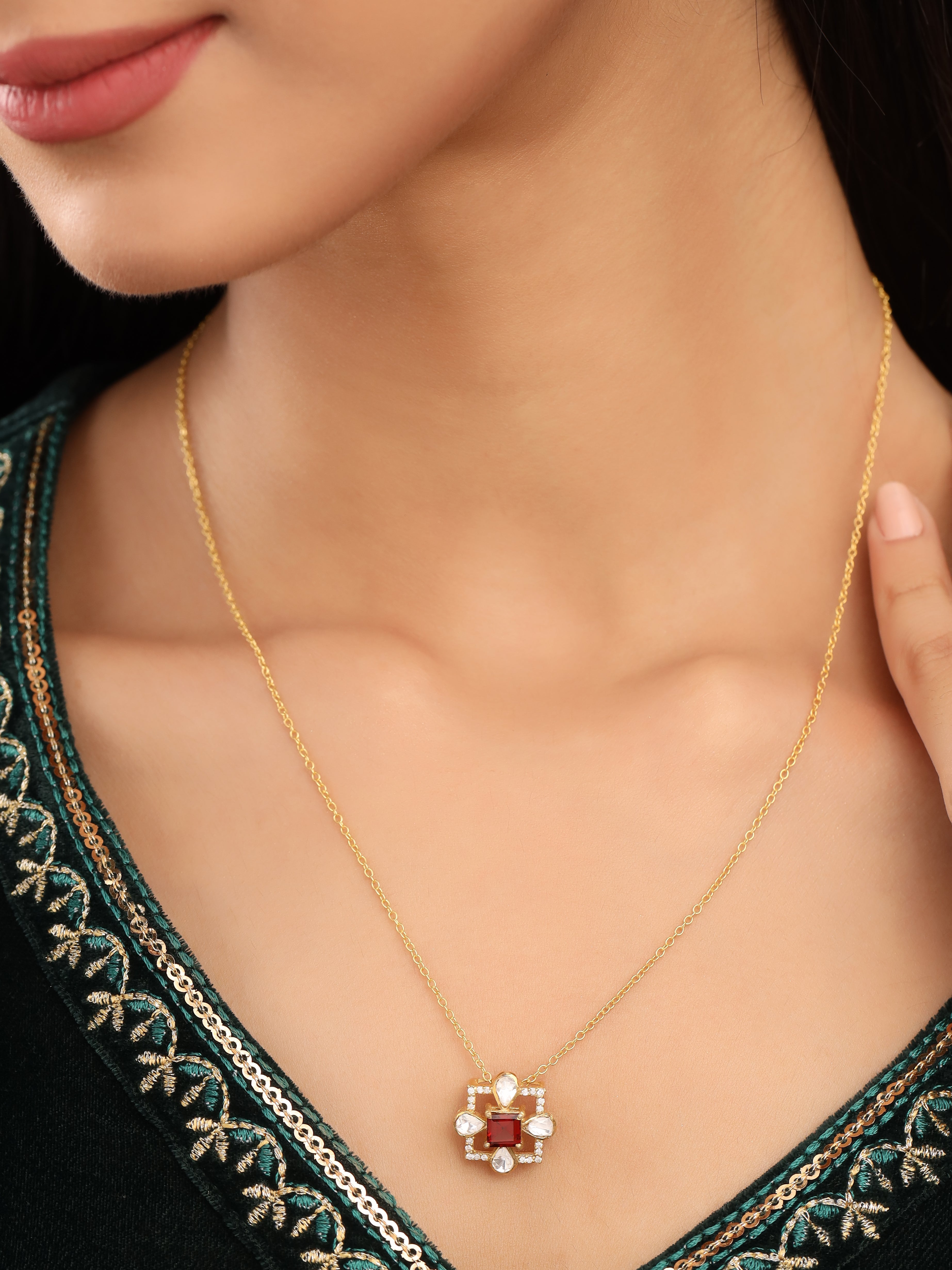 Enchanted Blossom Wedding Necklace - Kicky & Perky