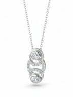 Estate-Style Polki & Moissanite Pendant in 925 Silver