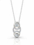 Estate-Style Polki & Moissanite Pendant in 925 Silver