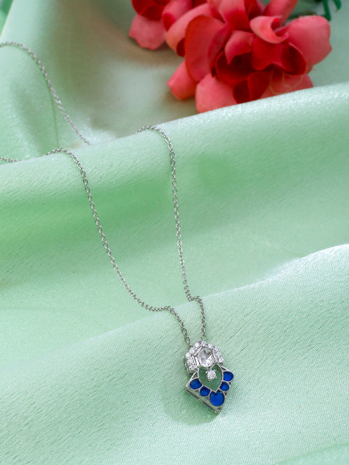 Golden Radiance Mughal-Inspired Pendant - Kicky & Perky