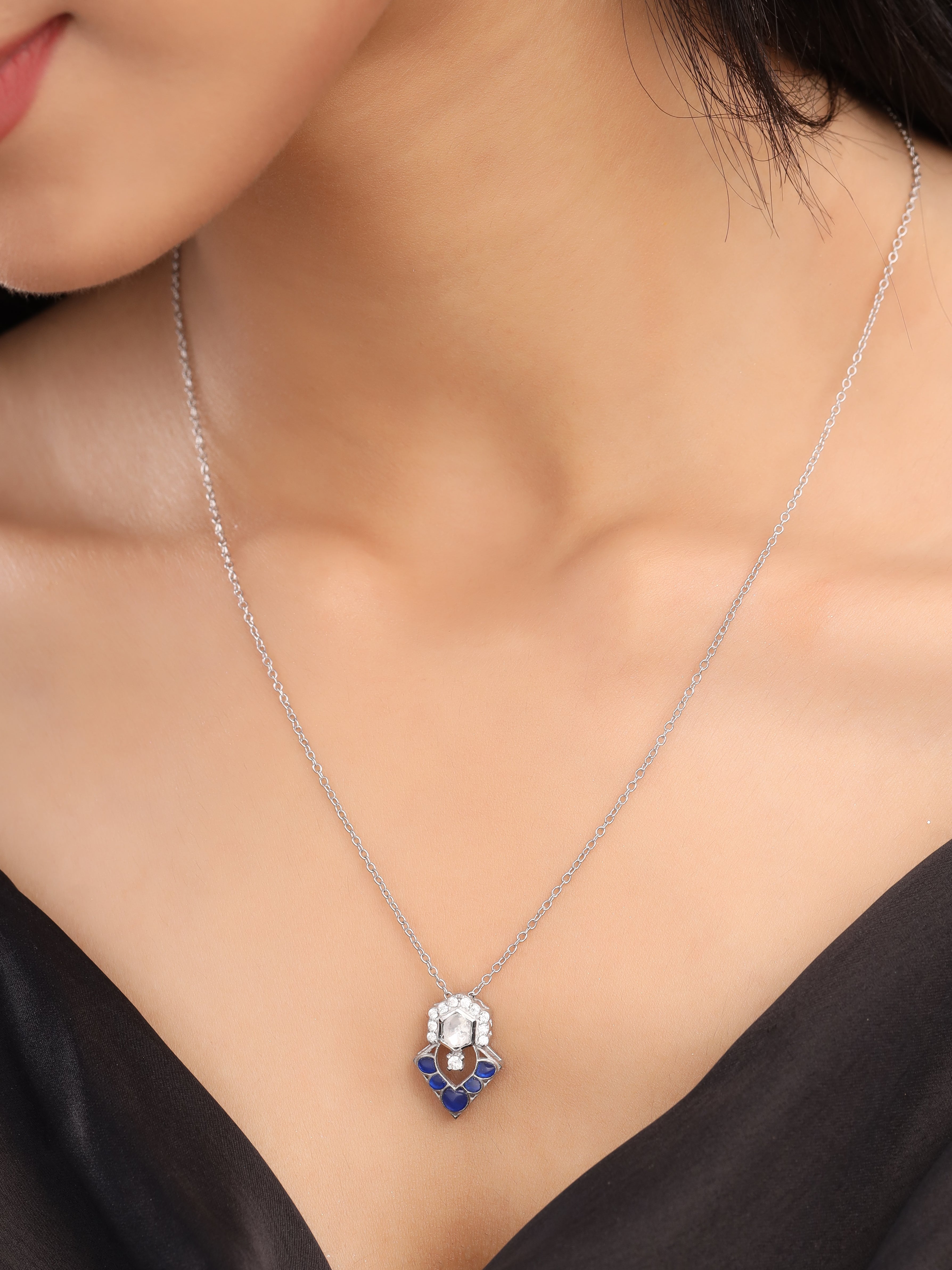 Golden Radiance Mughal-Inspired Pendant - Kicky & Perky