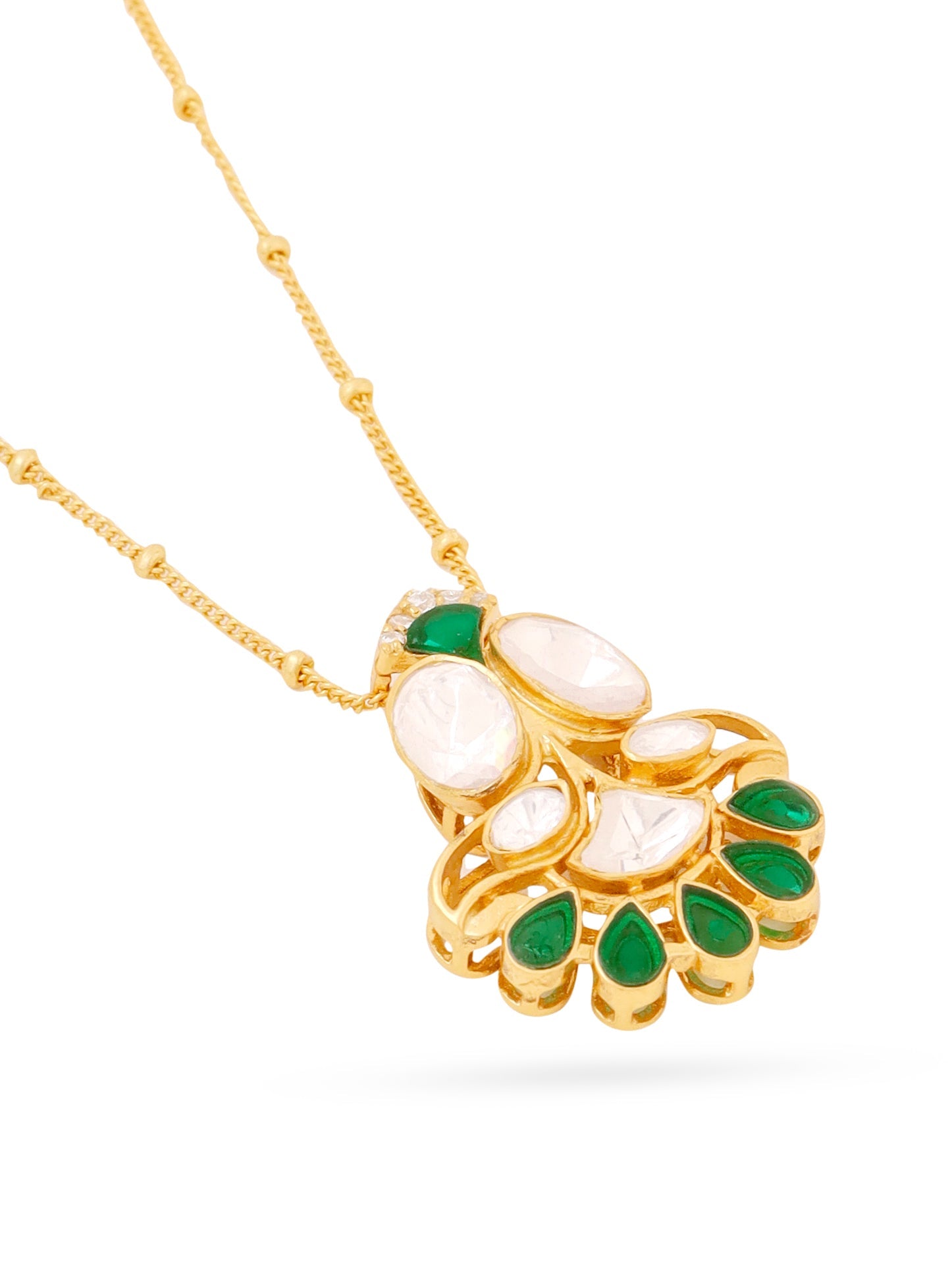 Floral Abstract 925 Sterling Silver Pendant For Women