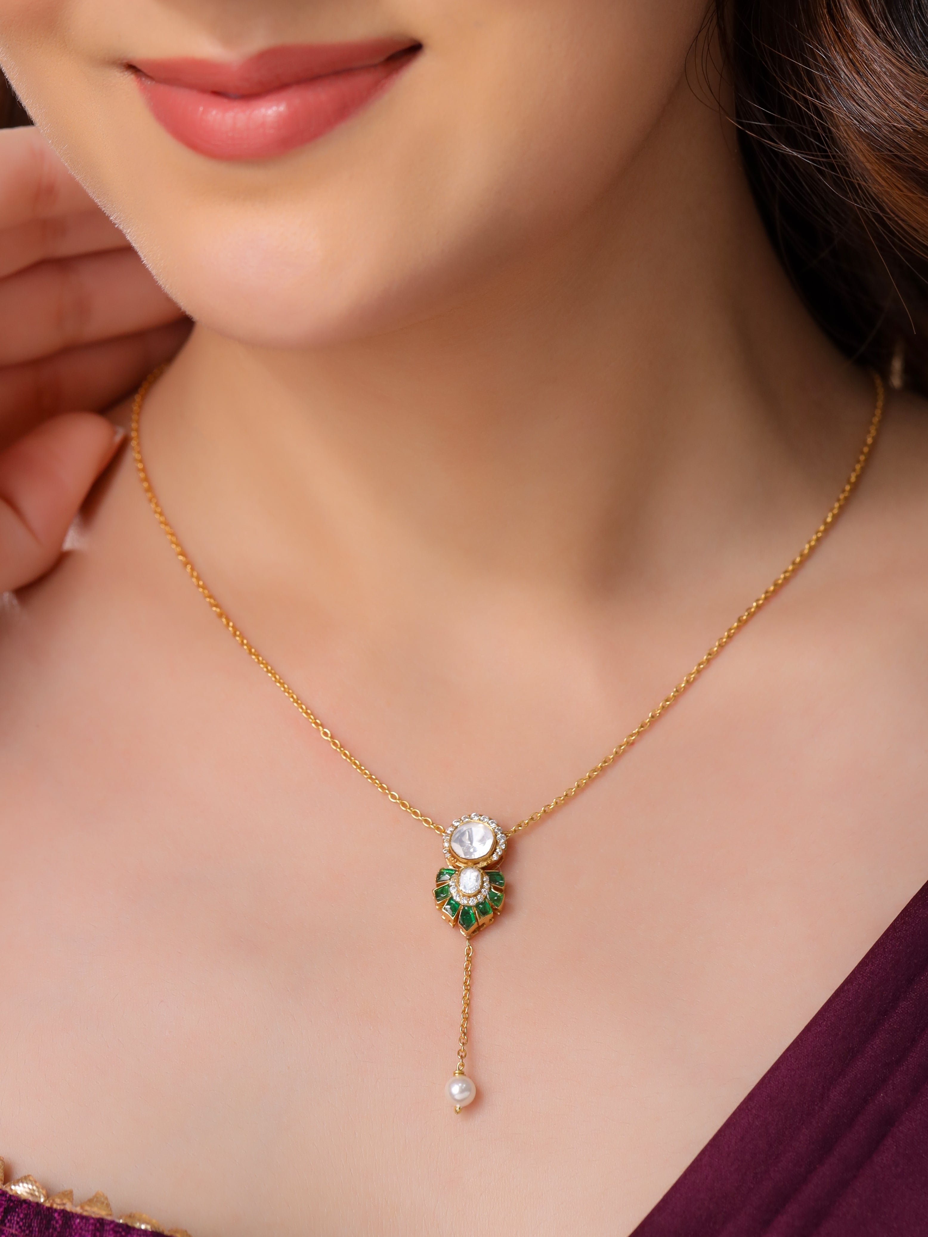 Luminous Flower Radiance 925 Sterling Silver Pendant For Women