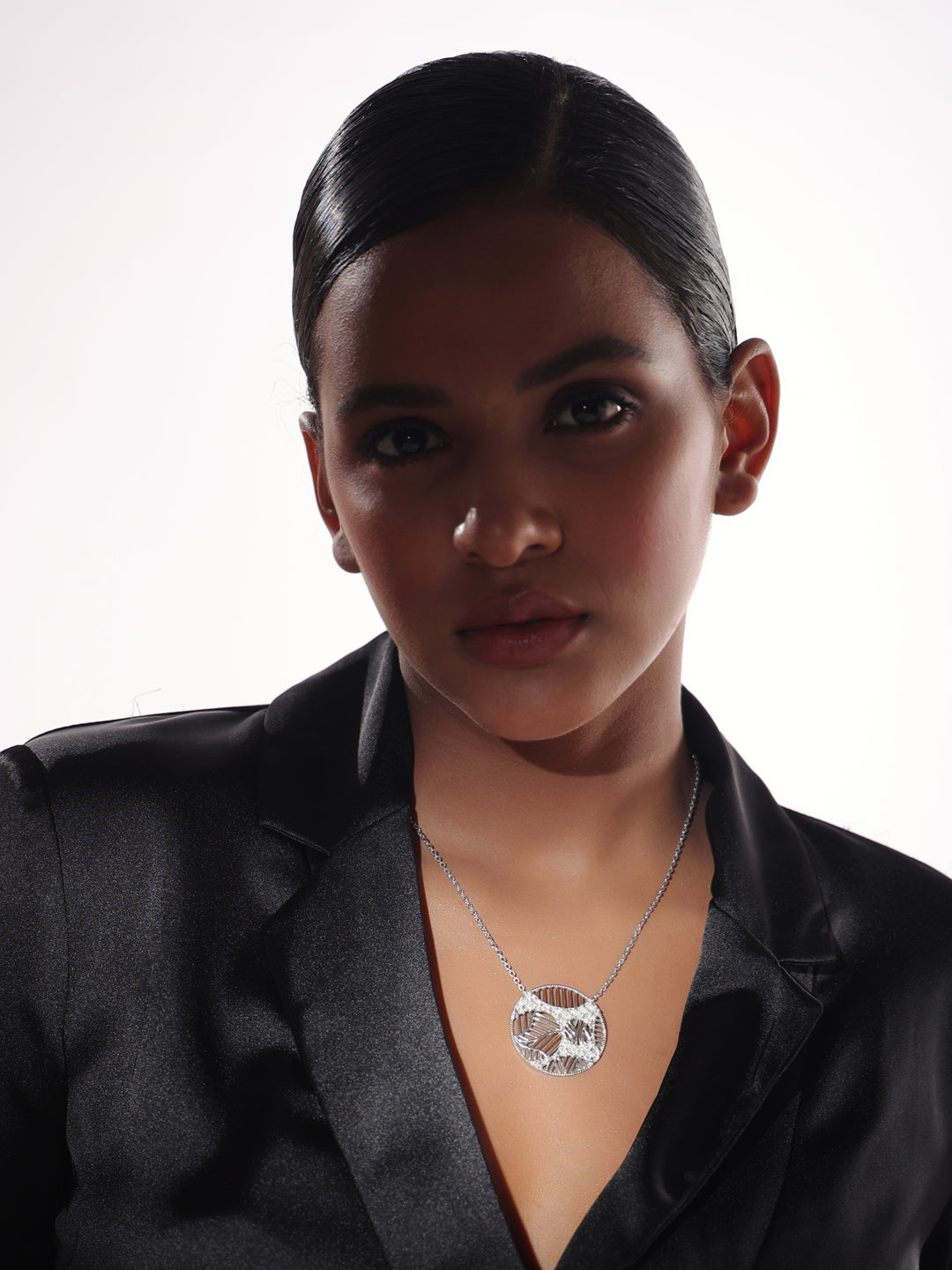 Lumina 925 Silver Geometrical Style 925 Sterling Silver Pendant For Women