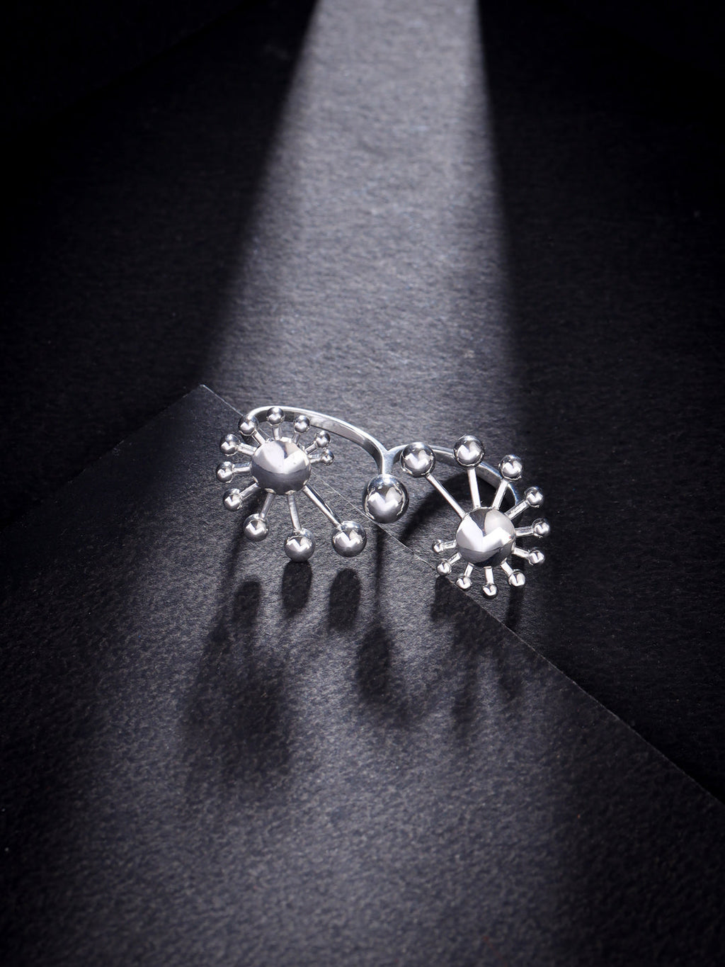 Rhodium Natural Lumina 925 Sterling Silver Ring For Women