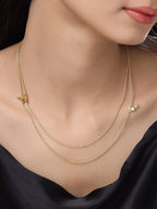 24K Gold-Plated Nature Pendant Necklace - Kicky & Perky