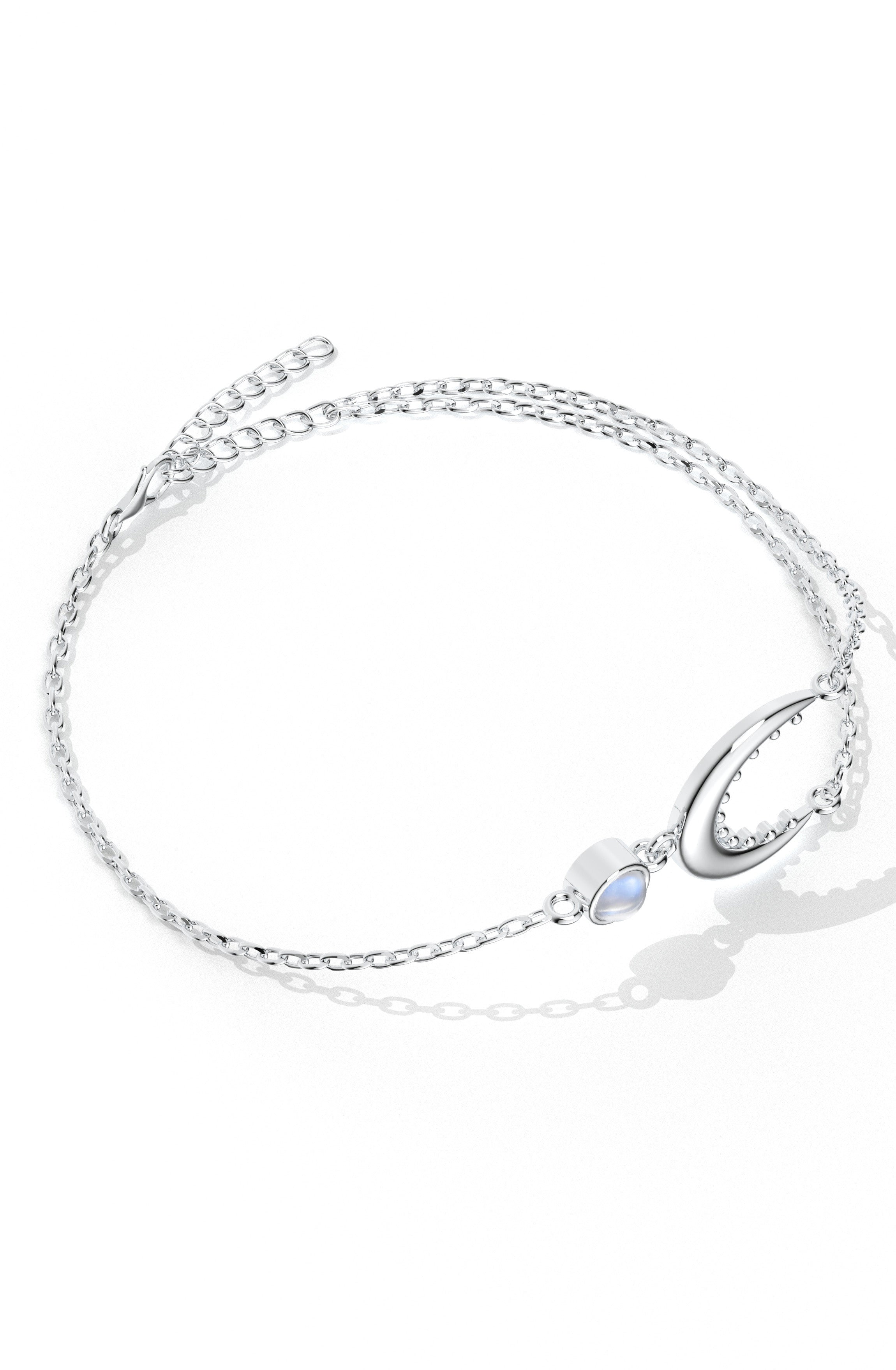 9 shades of Moon Bracelet