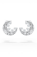Crecent Moon Reflective Earrings
