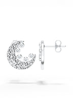 Crecent Moon Reflective Earrings