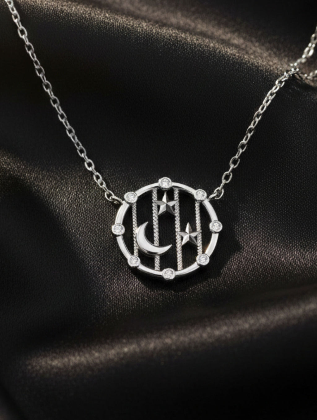 Circular Galaxy Pendant