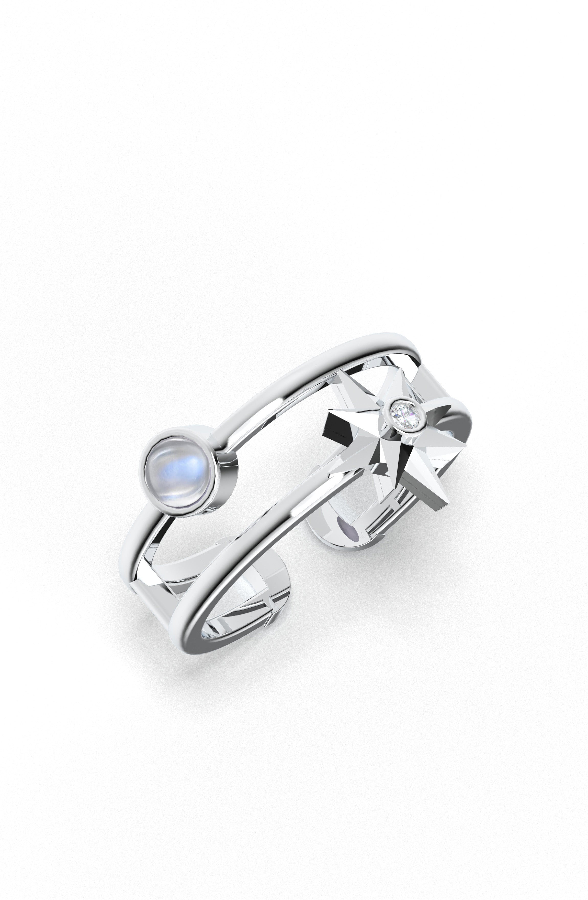 Bare Celestial Open Ring