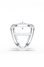 Silver Astroid Open Ring