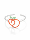 Cuff Bangle in 925 Sterling Silver with Vibrant Enamel