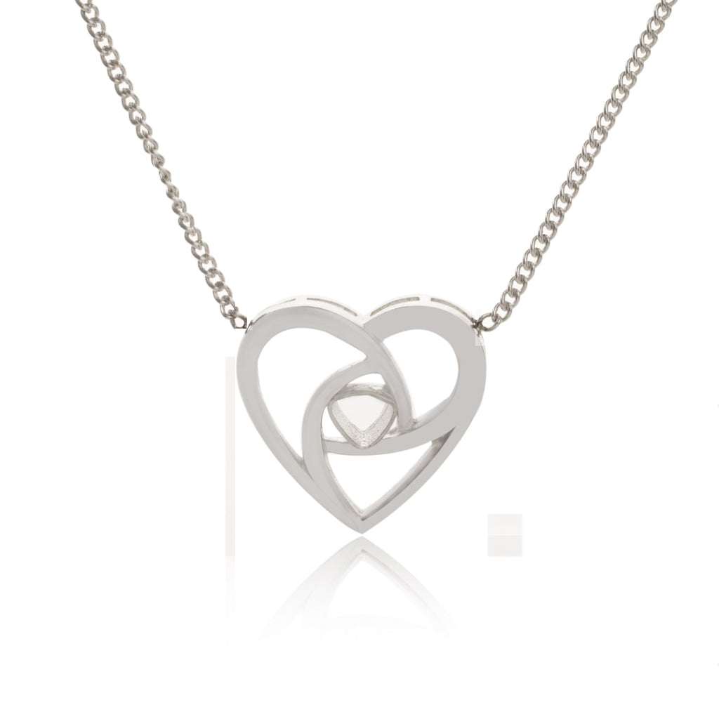 Rhodium Plating Heart in Jali Design Elysian 925 Sterling Silver Pendant For Women