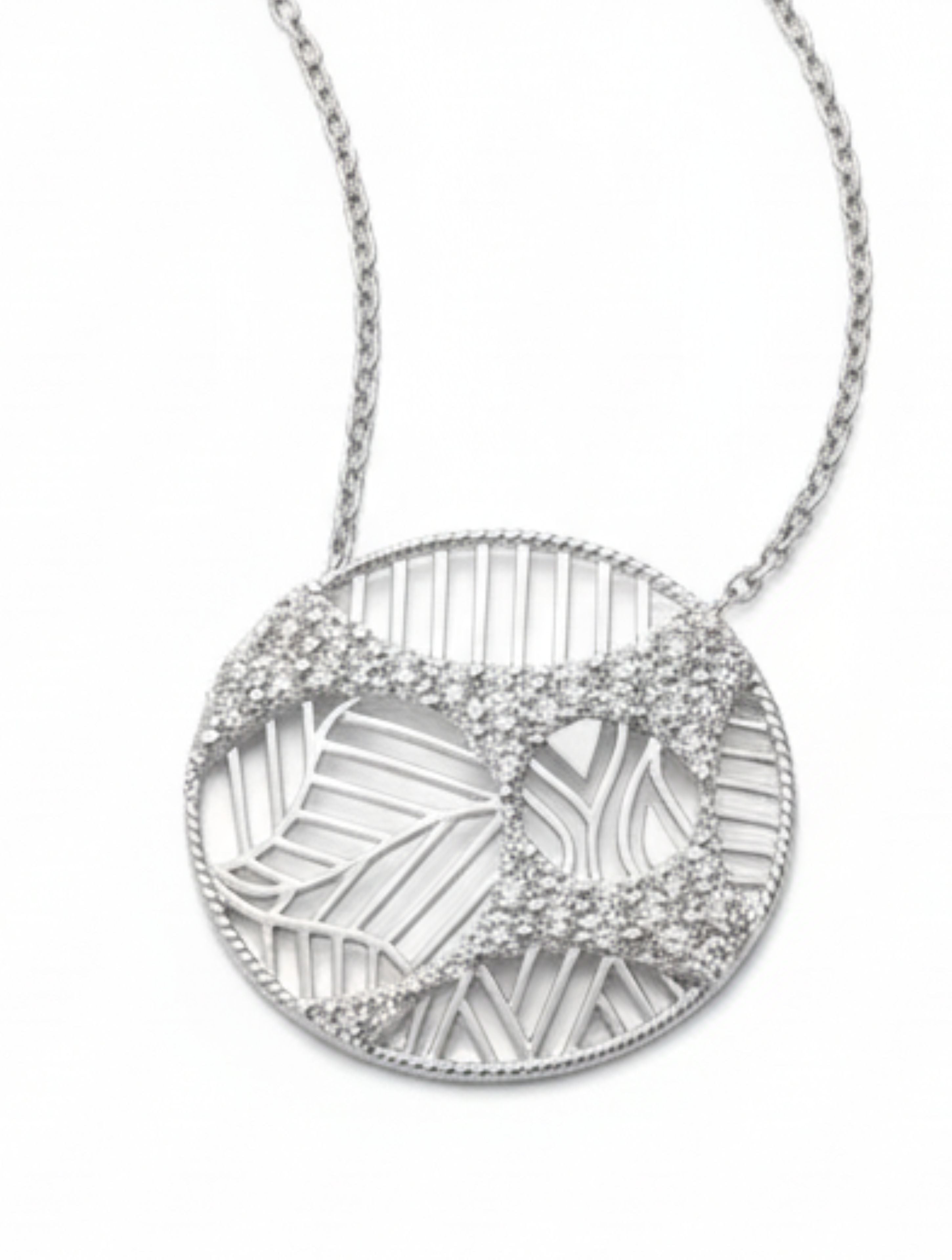 Lumina 925 Silver Geometrical Style 925 Sterling Silver Pendant For Women