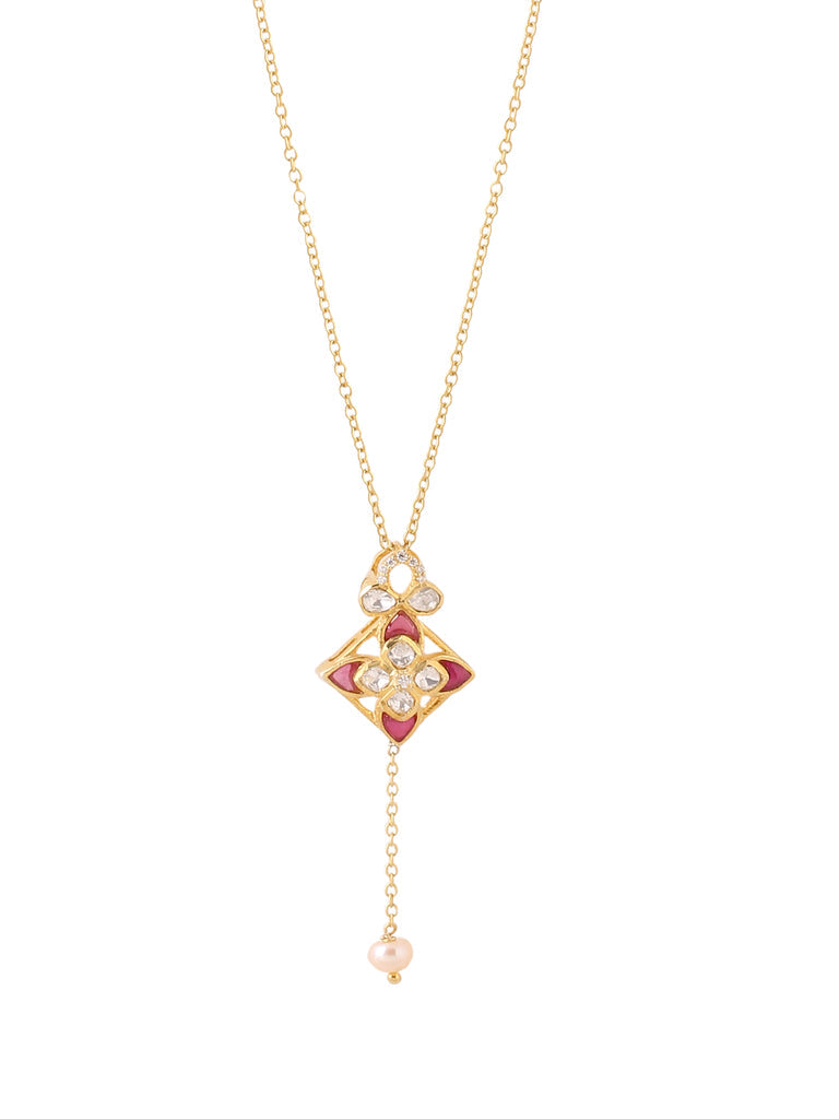 Enchanted Pearl Blossom Pendant - Kicky & Perky