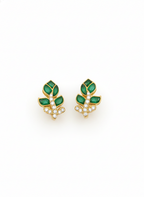 Sterling Silver Moissanite & Talph Statement Stud Earrings